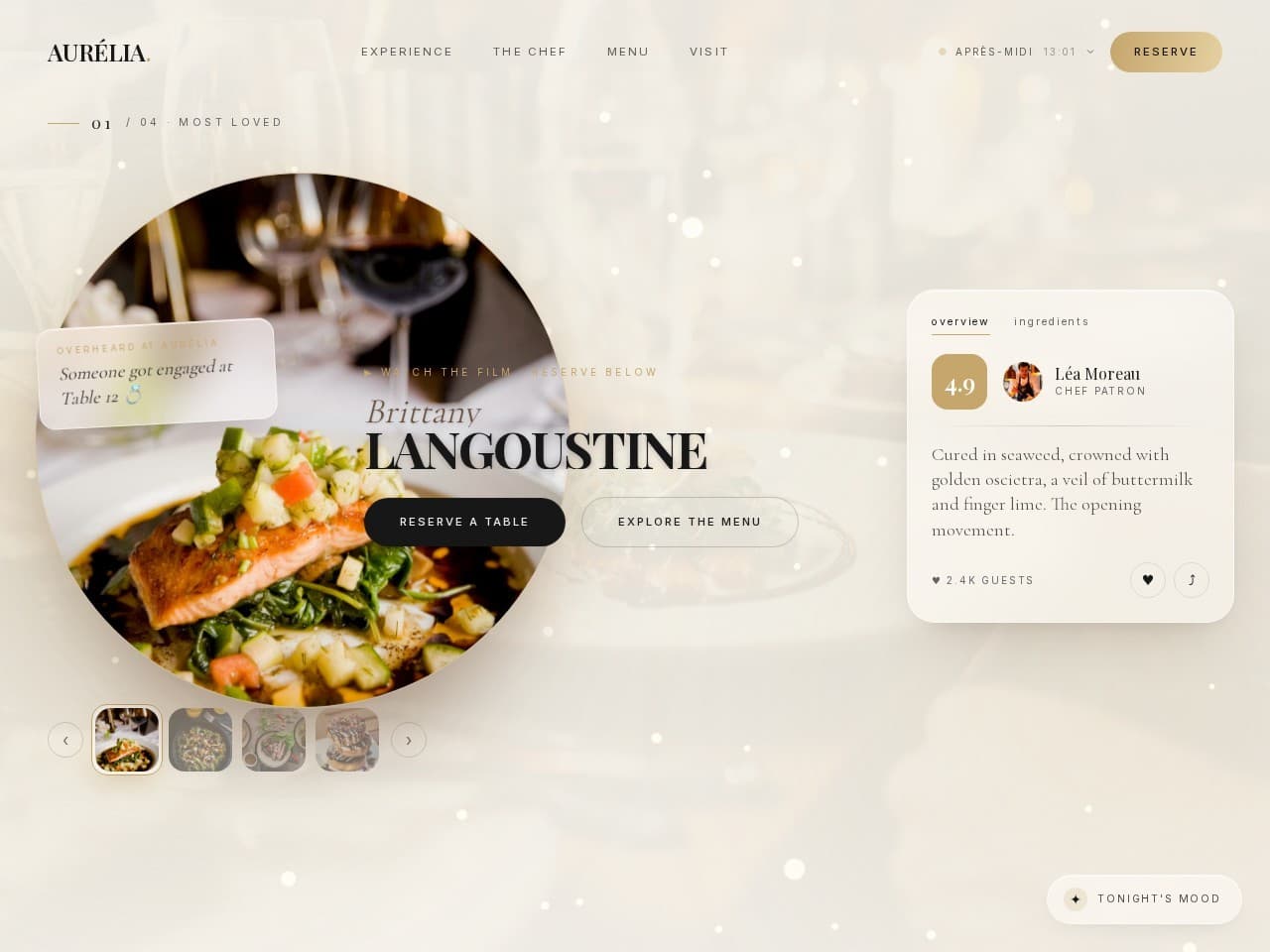 AURELIA website designed and built by AEGIBIT
